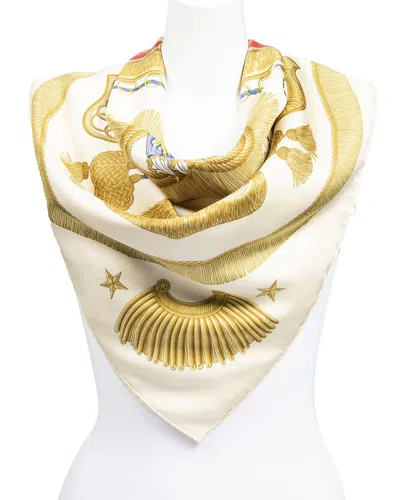 Pre-owned Hermes Hermès Poste Et Cavalerie By Joachim Metz Scarf (authentic Pre-loved)