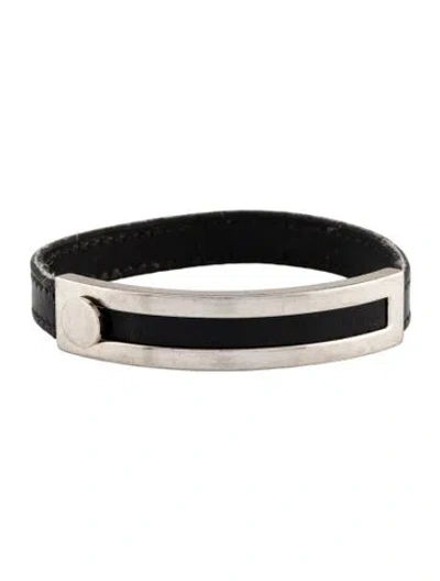 Pre-owned Hermes Pousse Pousse Leather Bracelet In Multi