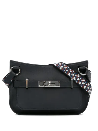 Pre-owned Hermes  Mini Jypsière Shoulder Bag In Black