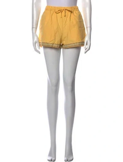 Pre-owned Hermes Printed Mini Shorts In Neutral