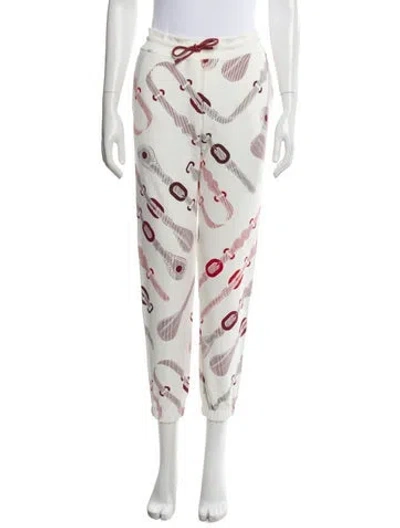 Pre-owned Hermes Printed Sweatpants In Neutral