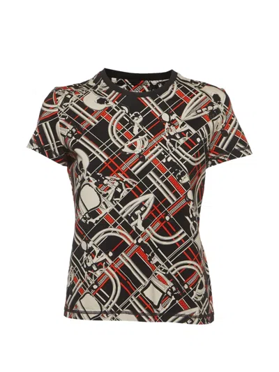 Pre-owned Hermes Printed T-shirt In Black