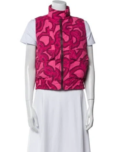 Pre-owned Hermes Printed Vest W/ Tags In Pink