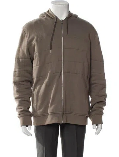 Pre-owned Hermes Puffer Coat In Neutral