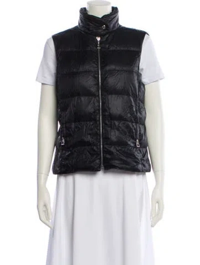 Pre-owned Hermes Puffer Vest In Black
