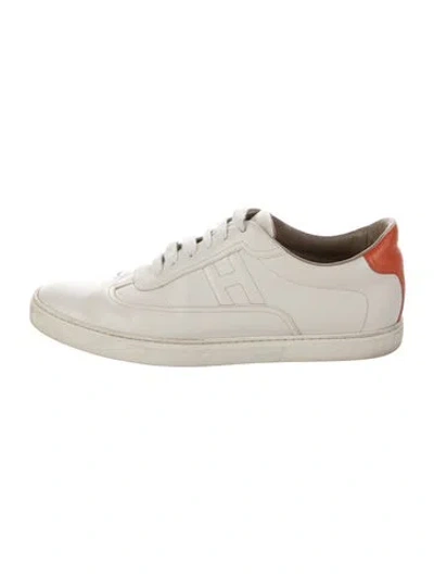 Pre-owned Hermes Quicker Sneakers In Multi