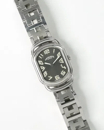 Pre-owned Hermes Hermès Rallye 20mm Ref Ra1.210 Watch