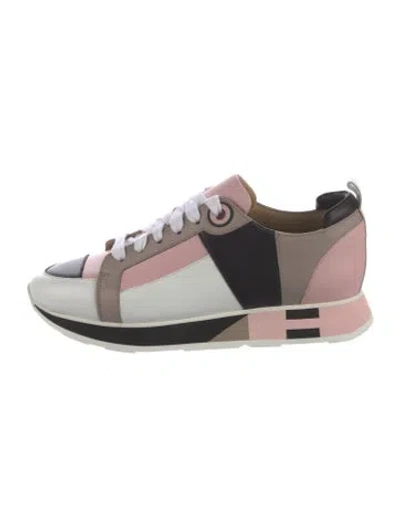 Pre-owned Hermes Rebus Sneakers In Multicolor
