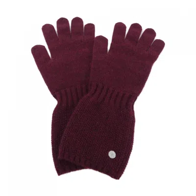 Pre-owned Hermes Red Color Cashmere Warm Gloves ()