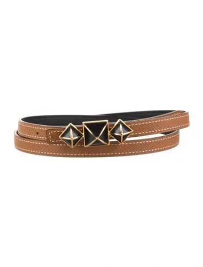Pre-owned Hermes Reversible 13 Mm Belt Strap Belt Kit In Multi