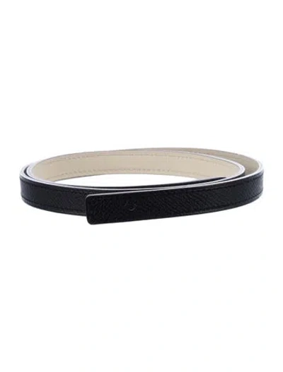 Pre-owned Hermes Reversible 13 Mm Belt Strap Belt Strap