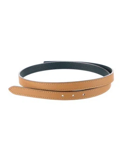 Pre-owned Hermes Reversible 13 Mm Belt Strap Belt Strap In Multi