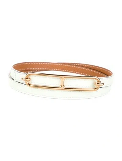 Pre-owned Hermes Reversible 13 Mm Roulis Belt Kit In Multi