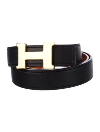 Pre-owned Hermes Reversible 18 Mm Mini Constance Belt Kit In Multi