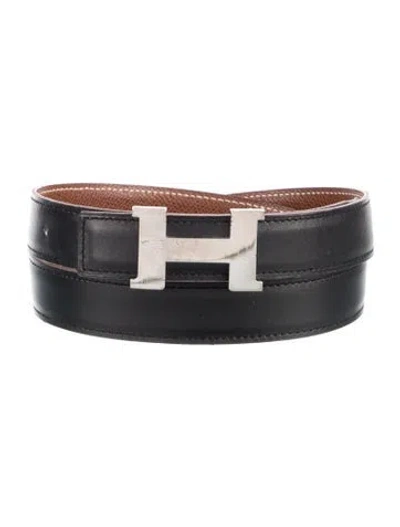 Pre-owned Hermes Reversible 18 Mm Mini Constance Belt Kit In Multi