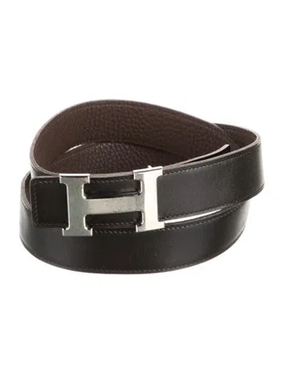 Pre-owned Hermes Reversible 2007 Constance Belt Kit In Multi