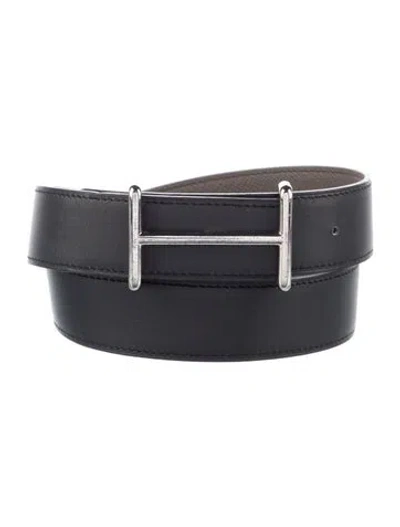 Pre-owned Hermes Reversible 2011 Idem Belt Kit In Black