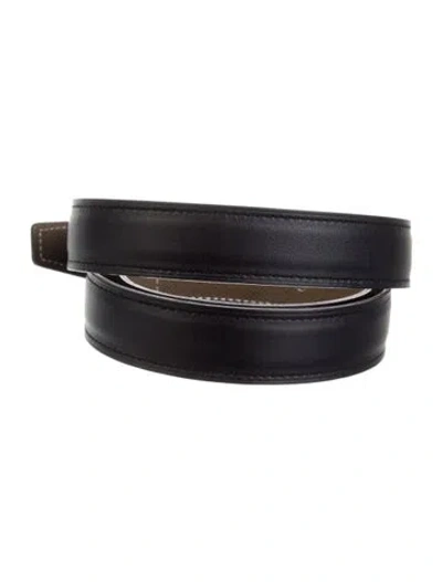 Pre-owned Hermes Reversible 24 Mm Belt Kit In Multi