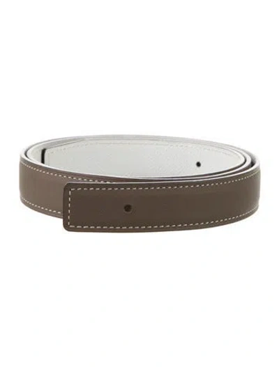 Pre-owned Hermes Reversible 24 Mm Belt Kit In Multi