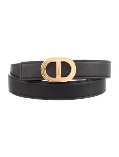 Pre-owned Hermes Reversible 24 Mm Belt Strap Belt Kit In Black