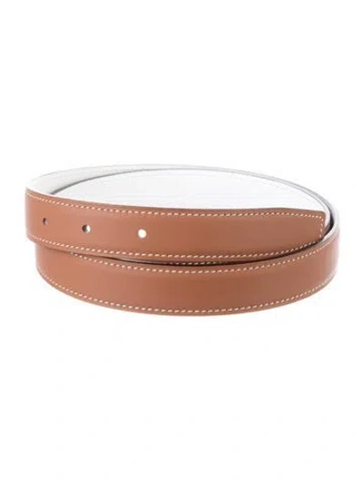 Pre-owned Hermes Reversible 24 Mm Belt Strap Belt Kit In Multi