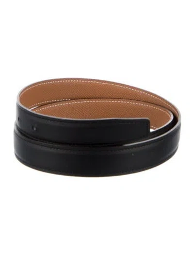 Pre-owned Hermes Reversible 24 Mm Belt Strap Belt In Multi