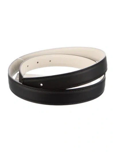 Pre-owned Hermes Reversible 24 Mm Belt Strap Belt Strap