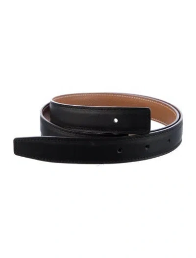 Pre-owned Hermes Reversible 24 Mm Belt Strap Belt Strap In Multi