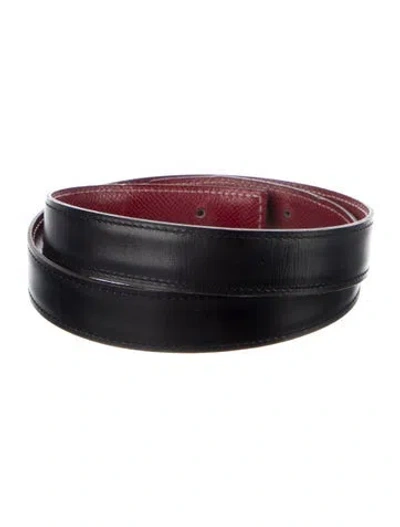 Pre-owned Hermes Reversible 24 Mm Belt Strap In Multi