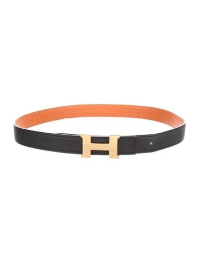 Pre-owned Hermes Reversible 24 Mm Constance Belt Kit In Multi