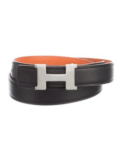Pre-owned Hermes Reversible 24 Mm Constance Belt Kit In Multi