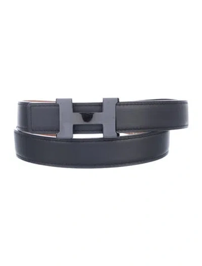 Pre-owned Hermes Reversible 24 Mm Mini Constance Belt Kit In Multi