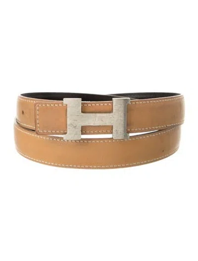 Pre-owned Hermes Reversible 24 Mm Mini Constance Belt Kit In Multi