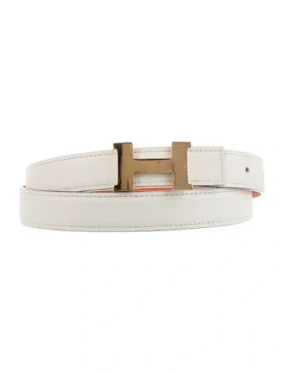 Pre-owned Hermes Reversible 24 Mm Mini Constance Belt Kit In Multi