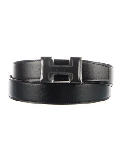 Pre-owned Hermes Reversible 32 Mm 5382 Belt Kit In Multi