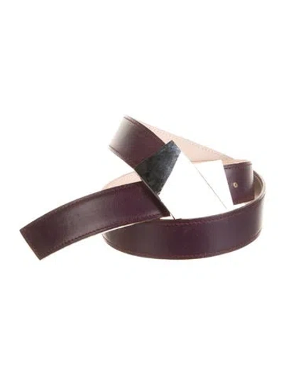 Pre-owned Hermes Reversible 32 Mm Belt Kit In Multi