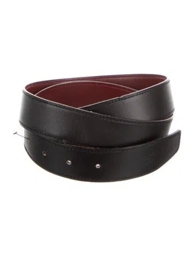 Pre-owned Hermes Reversible 32 Mm Belt In Multi