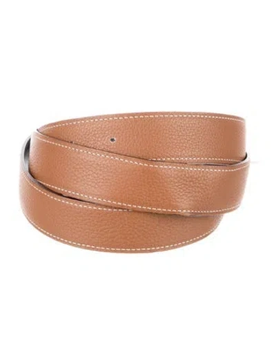 Pre-owned Hermes Reversible 32 Mm Belt Strap Belt Strap In Multi