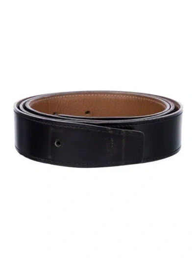 Pre-owned Hermes Reversible 32 Mm Belt Strap Belt Strap In Multi