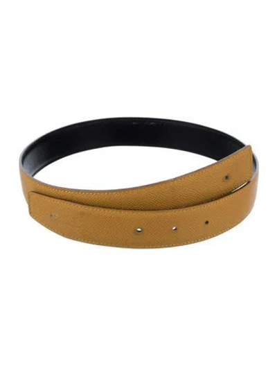 Pre-owned Hermes Reversible 32 Mm Belt Strap Belt Strap In Multi