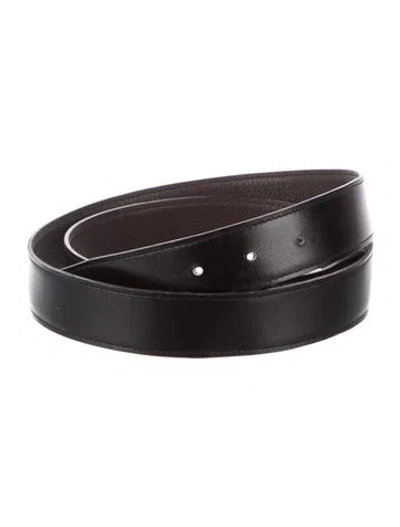 Pre-owned Hermes Reversible 32 Mm Belt Strap Belt Strap In Multi