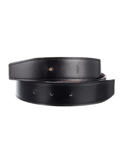 Pre-owned Hermes Reversible 32 Mm Belt Strap Belt Strap In Multi