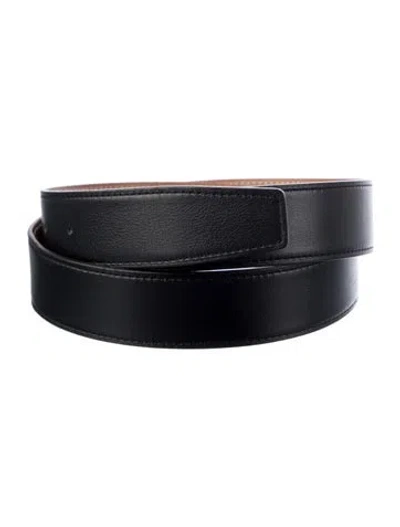 Pre-owned Hermes Reversible 32 Mm Belt Strap Belt Strap In Multi