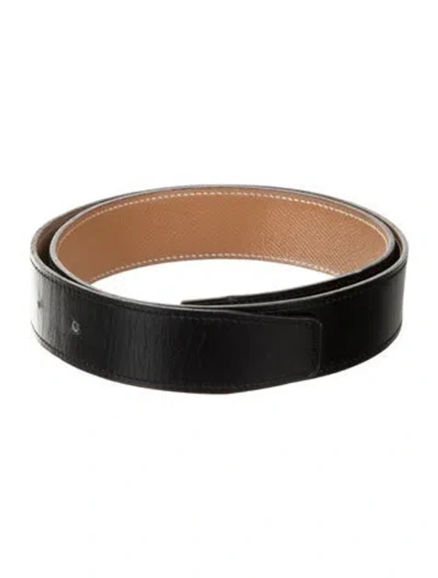 Pre-owned Hermes Reversible 32 Mm Belt Strap Belt Strap In Multi