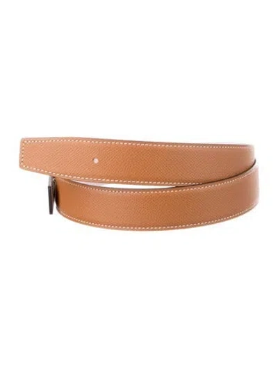 Pre-owned Hermes Reversible 32 Mm Belt Strap Belt Strap In Multi