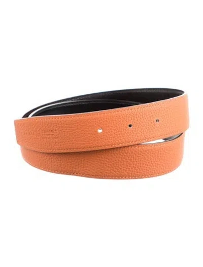 Pre-owned Hermes Reversible 32 Mm Belt Strap Belt Strap In Multi