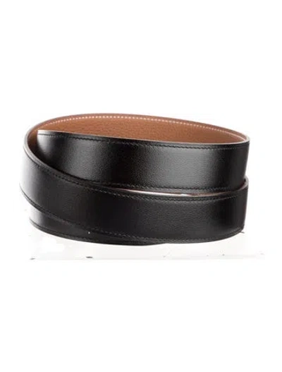 Pre-owned Hermes Reversible 32 Mm Belt Strap Belt Strap In Multi