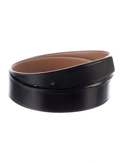 Pre-owned Hermes Reversible 32 Mm Belt Strap Belt Strap In Multi