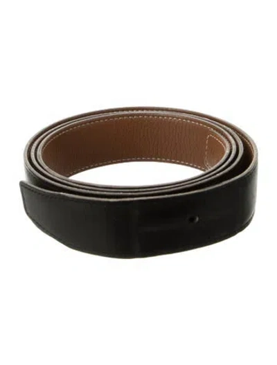 Pre-owned Hermes Reversible 32 Mm Belt Strap Belt Strap In Multi