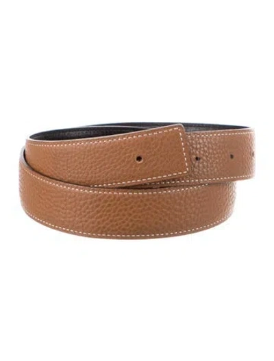 Pre-owned Hermes Reversible 32 Mm Belt Strap Belt Strap In Multi